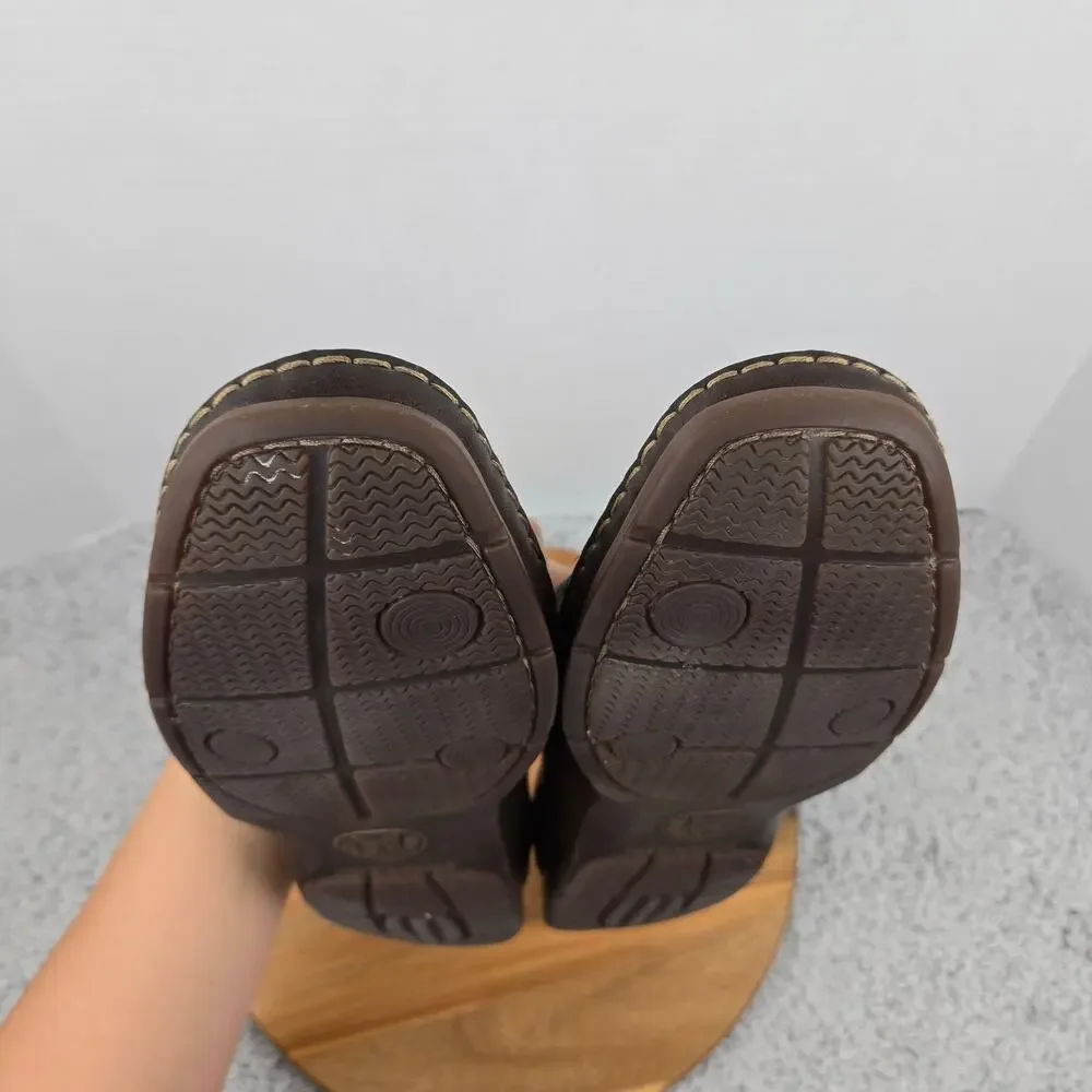 Mephisto Mens 11 Edlef Brown Leather Moc Toe Casual Driving Slip On Loafer